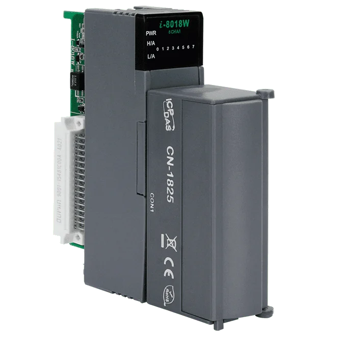 I-8018W-G/S1 8-Channel High Speed Thermocouple Input Module, Includes CN-1825 Daughter Board