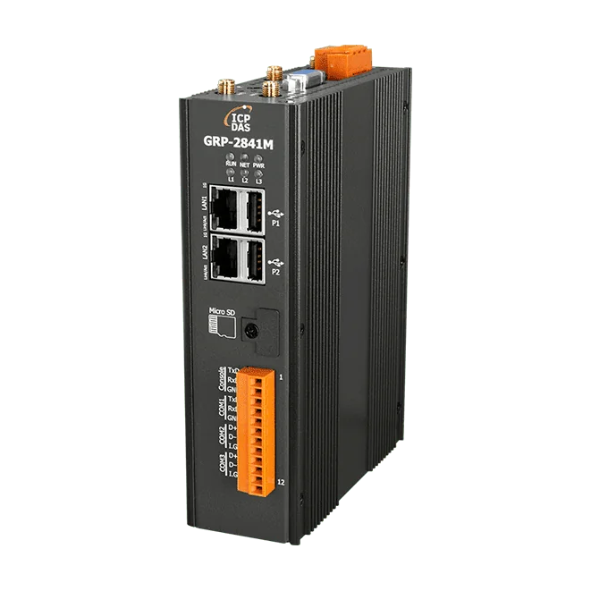GRP-2841M 4G/5G Ethernet Gateway, 4-Port Serial, Linux RTU