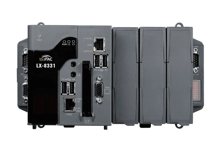 LX-8331 3-Slot Linux PAC with x86 Dual-Core CPU