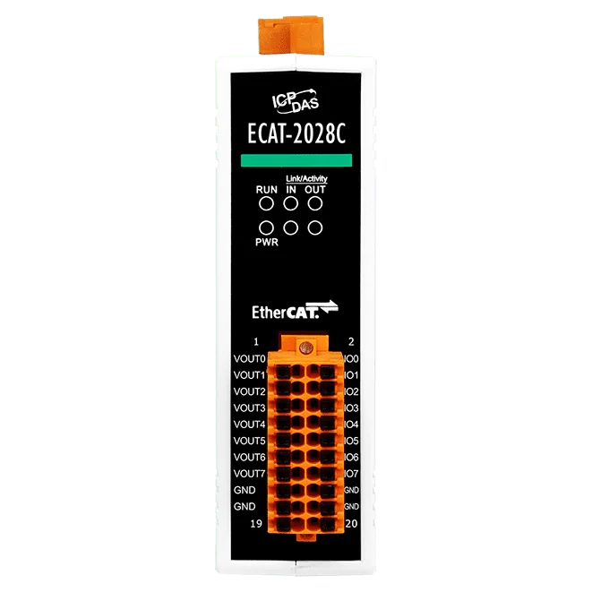ECAT-2028C EtherCAT SubDevice Analog Output Module, 8-ch 12-bit