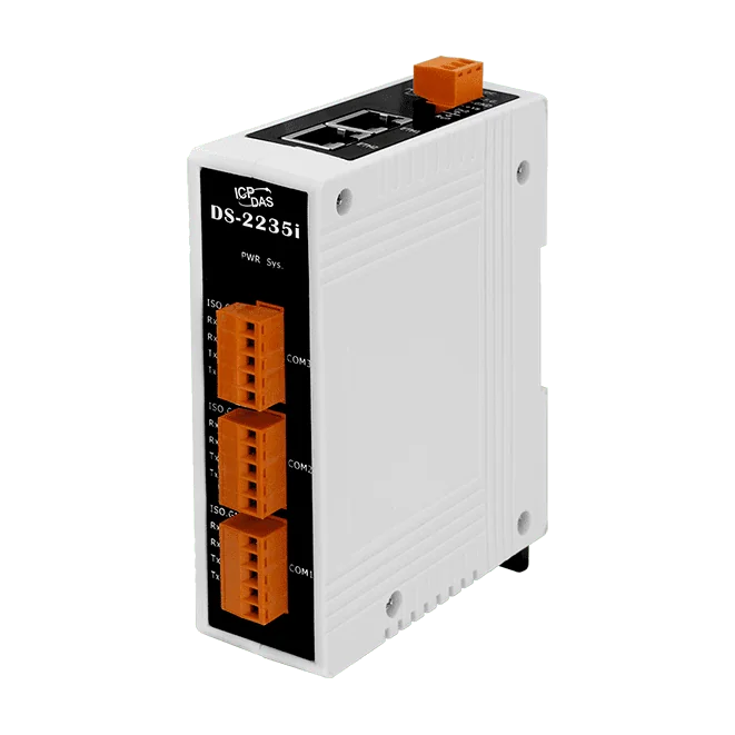 DS-2235i Serial-to-Ethernet Device Server, 3-port Isolated RS-422/485