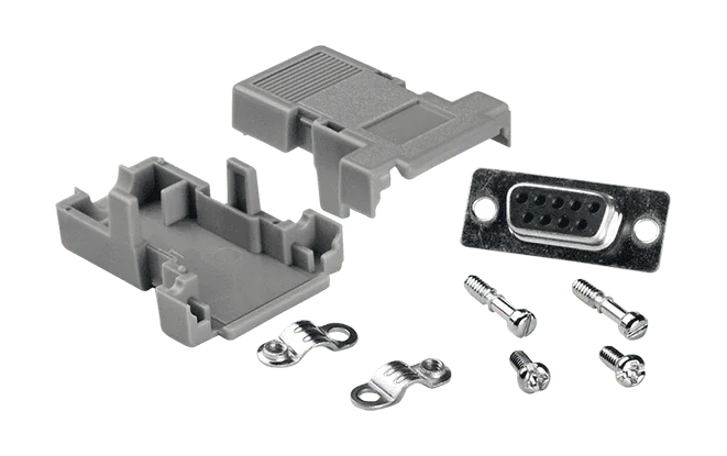CA-PC09F DB9 connector Female with plastic cover (Solder Type)