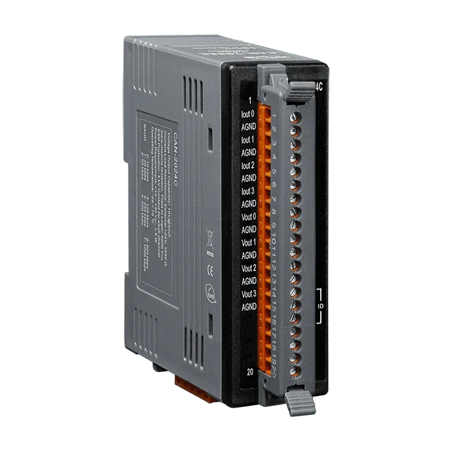 CAN-2024C CANopen Slave Module, 4-ch 14-bit Analogue Output