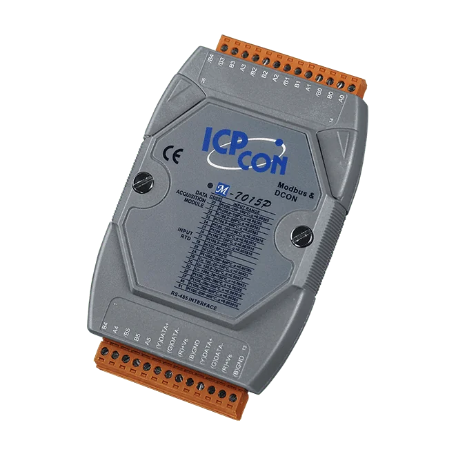M-7015P-G 6-ch RTD Input Module, 3-wire Lead Resistance Elimination