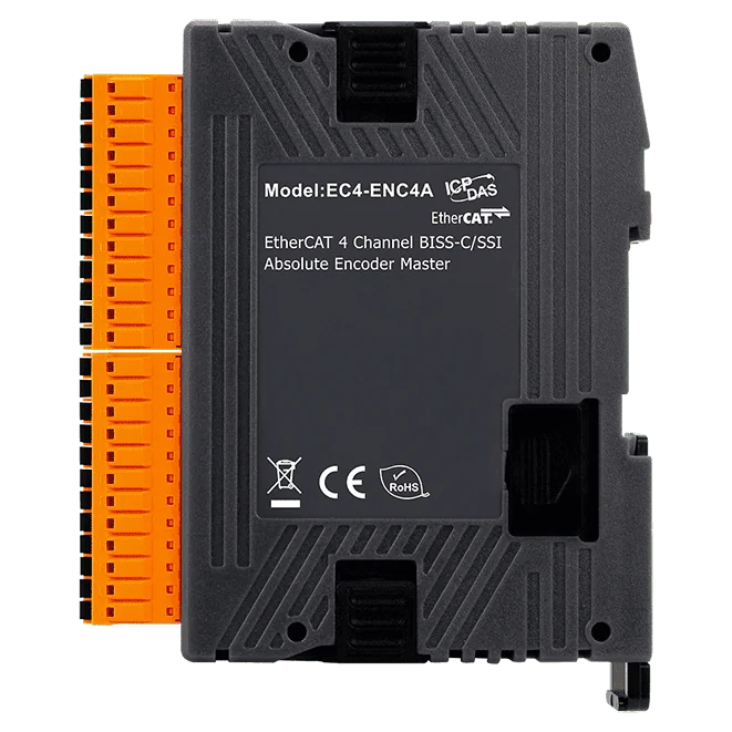 EC4-ENC4A EtherCAT SubDevice Module, 4-Channel SSI/BiSS-C Encoder Interface