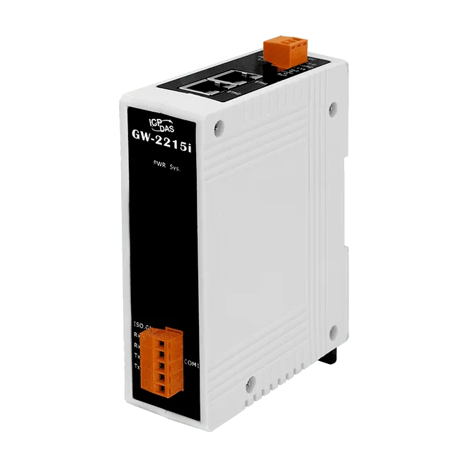GW-2215i Modbus TCP to RTU/ASCII Gateway with 2-Port Ethernet Switch
