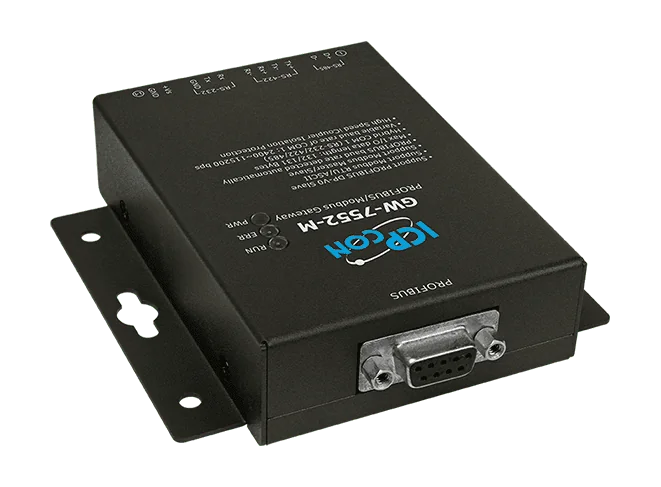 GW-7552-M PROFIBUS DP-V0 Slave to Modbus RTU/ASCII Gateway, Metal Case