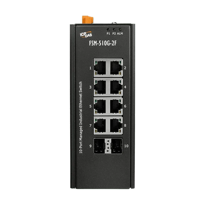 FSM-510G-2F L2 Plus Managed Switch, 8-port Gigabit + 2 SFP