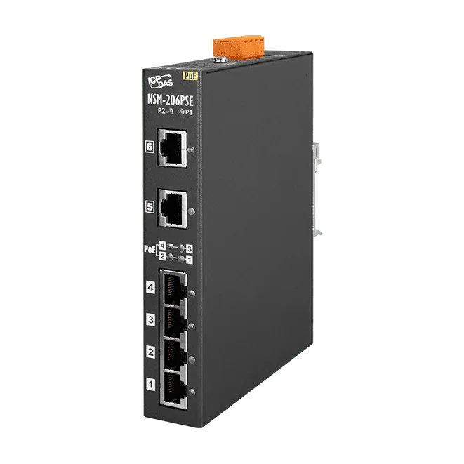 NSM-206PSE PoE PSE Ethernet Switch, 6-port Unmanaged 10/100 Mbps