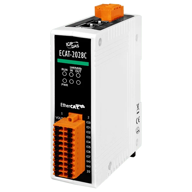 ECAT-2028C EtherCAT SubDevice Analog Output Module, 8-ch 12-bit