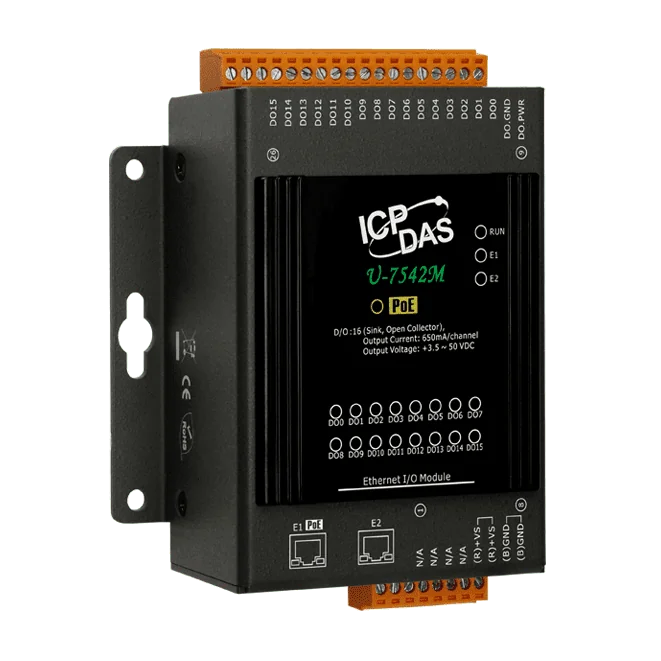 U-7542M OPC UA I/O Module, 16-ch Digital Output with PoE