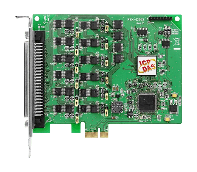 PEX-D96S PCI Express Digital I/O Board, 96-ch with Card ID and DI Pull-High/Low