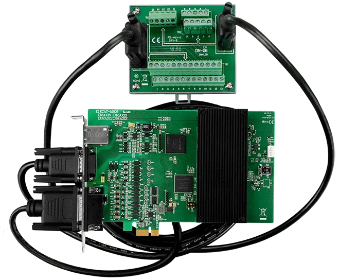 ECAT-M808-16AX/S PCI Express EtherCAT MainDevice Motion Card, 16-Axis