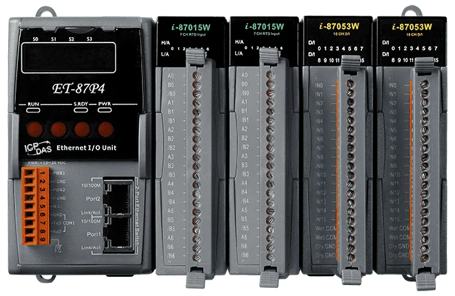 ET-87P4 4-Slot Intelligent Ethernet I/O Expansion Unit, DCON Protocol