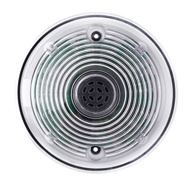 ALM-Horn-RGB PoE Ethernet Alarm Siren with 8-LED RGB Beacon