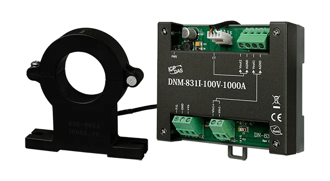 DNM-831I-100V-1000A Voltage Attenuator and Current Transformer, 1-ch Metal