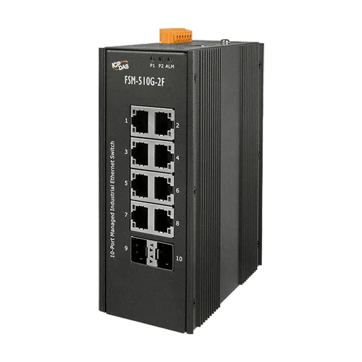 FSM-510G-2F L2 Plus Managed Switch, 8-port Gigabit + 2 SFP