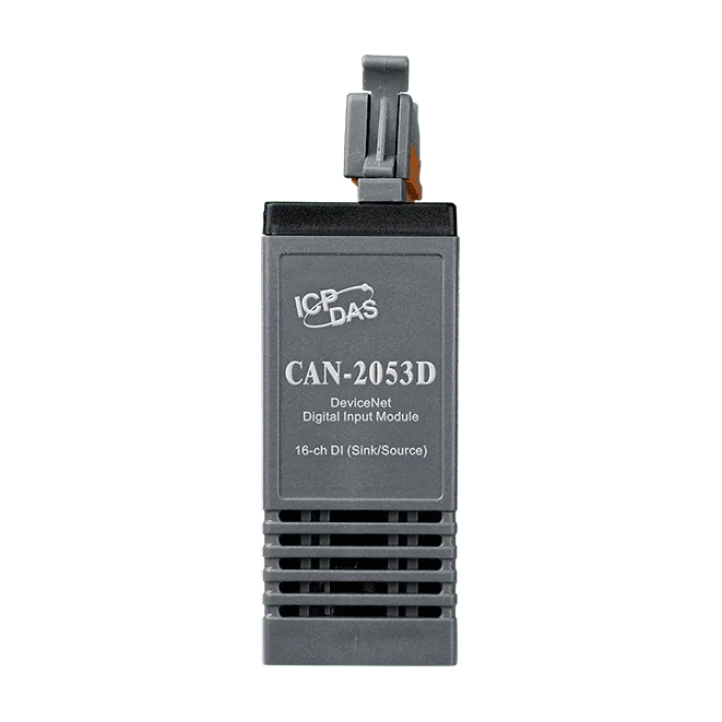 CAN-2053D DeviceNet Slave Module, 16-ch Isolated Wet Digital Input