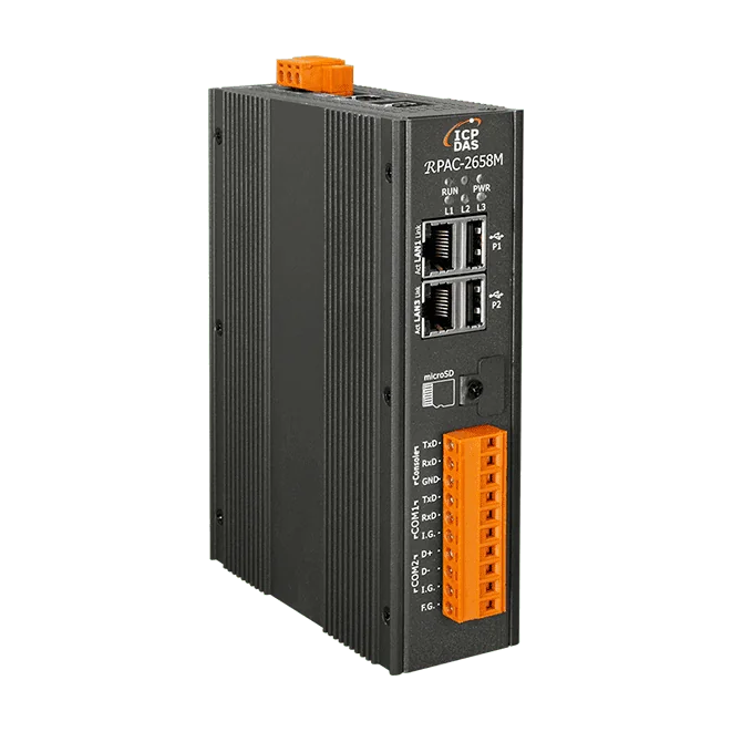 RPAC-2658M Win-GRAF PAC with Linux OS and Quad-core Cortex-A9 CPU