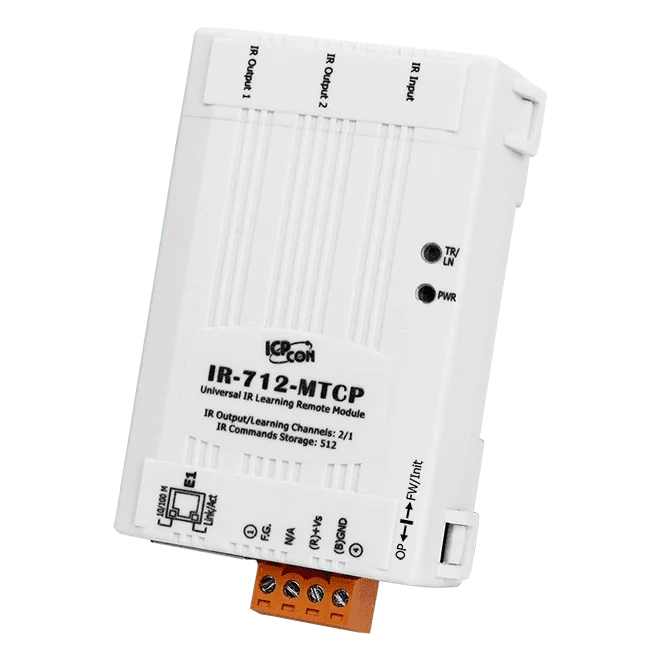 IR-712-MTCP Universal IR Learning Module, 2-ch IR Output, Modbus TCP