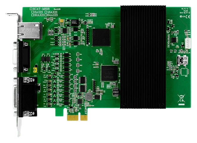 ECAT-M808-8AX EtherCAT MainDevice Board, PCI Express, 8-Axis Motion Control