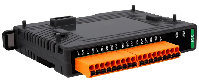 EC4-DA4 EtherCAT SubDevice Slim Module, 4-ch Isolated 12-bit Analog Output