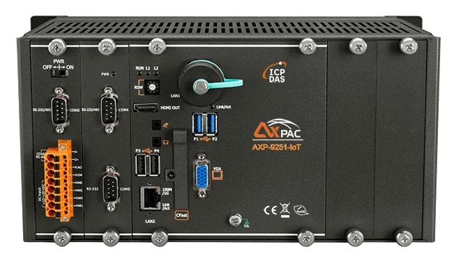 AXP-9251-IoT 2-Slot Windows 10 IoT PAC with Intel Core i5-8365UE