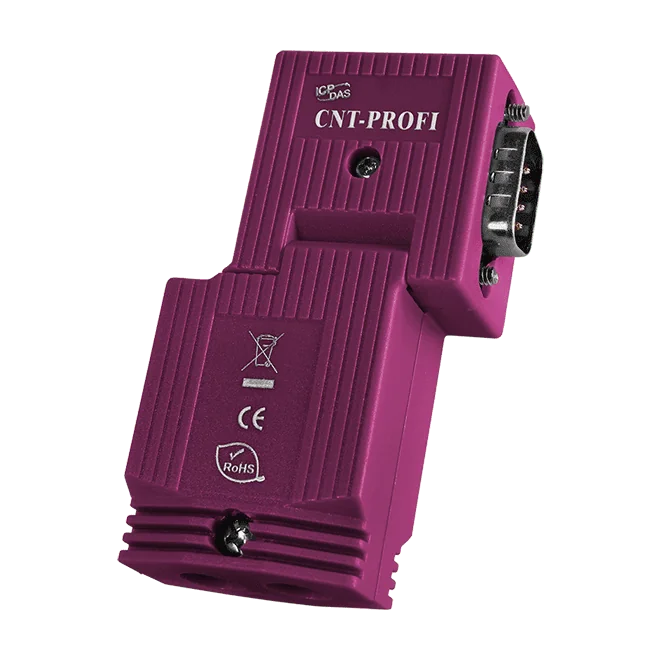 CNT-PROFI PROFIBUS Connector, 9-pin D-Sub with Terminating Resistors