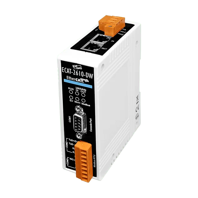 ECAT-2610-DW EtherCAT SubDevice to Modbus RTU and Power Meter Gateway