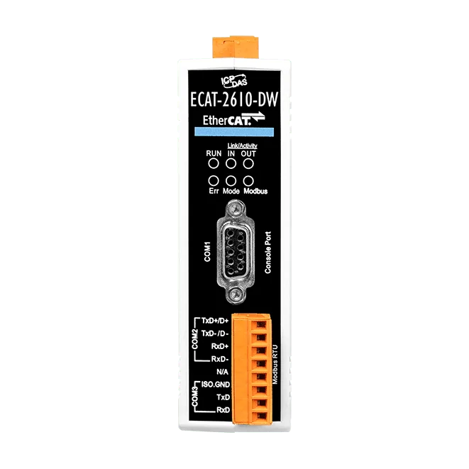 ECAT-2610-DW EtherCAT SubDevice to Modbus RTU and Power Meter Gateway