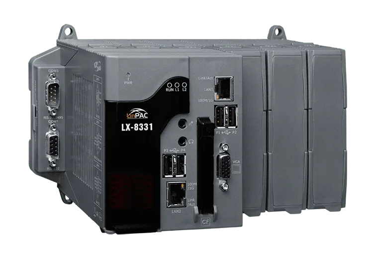 LX-8331 3-Slot Linux PAC with x86 Dual-Core CPU