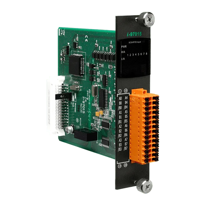 I-97015 8-ch RTD Input Module, 16-bit with RS-485 DCON