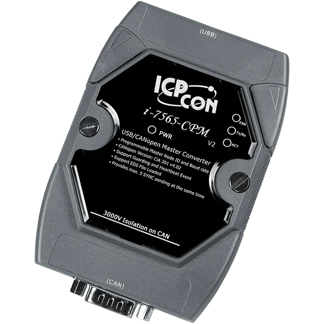I-7565-CPM-G USB to CANopen Master Converter, CiA 301 v4.02