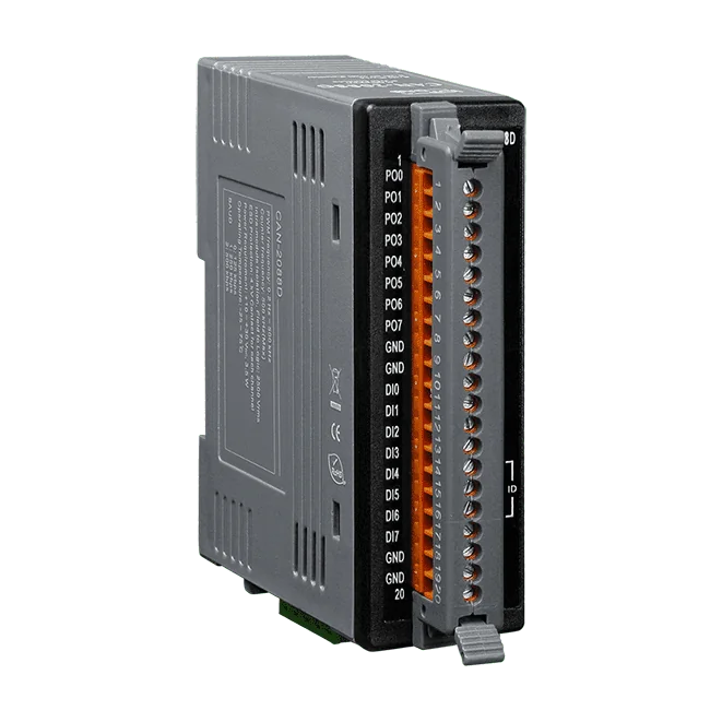 CAN-2088D DeviceNet Slave Module, 8-ch PWM Output, 8-ch High Speed Counter
