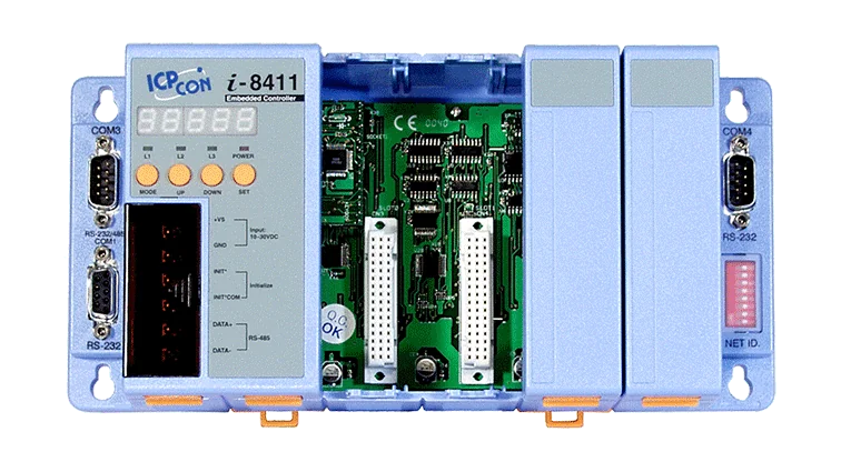 I-8411 4-Slot Serial Embedded Controller, 80188-40 CPU, MiniOS7