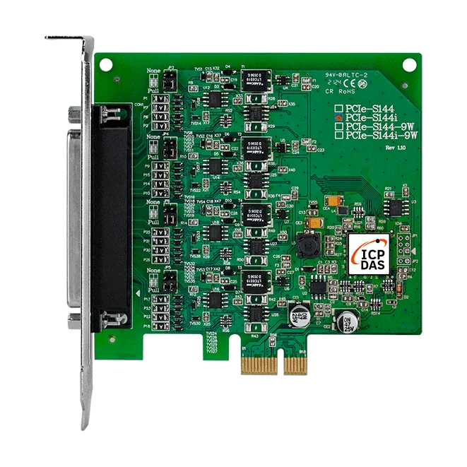 PCIe-S144i PCI Express Serial Board, 4 Isolated RS-422/485 Ports