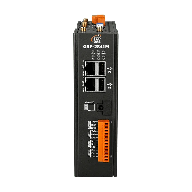 GRP-2841M 4G/5G Ethernet Gateway, 4-Port Serial, Linux RTU