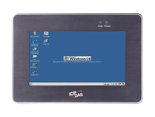 TP-2070/NP 7" Resistive Touch Monitor, 800 x 480, RS-232/USB, Without PSU