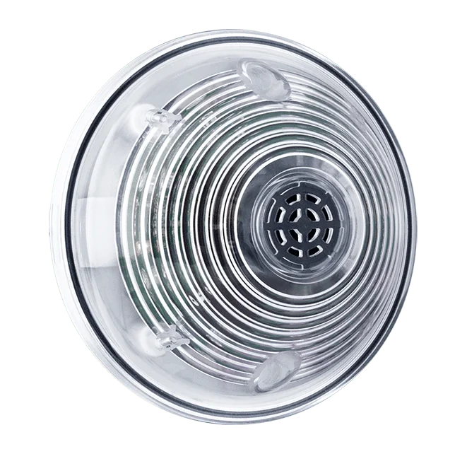 ALM-Horn-RGB PoE Ethernet Alarm Siren with 8-LED RGB Beacon