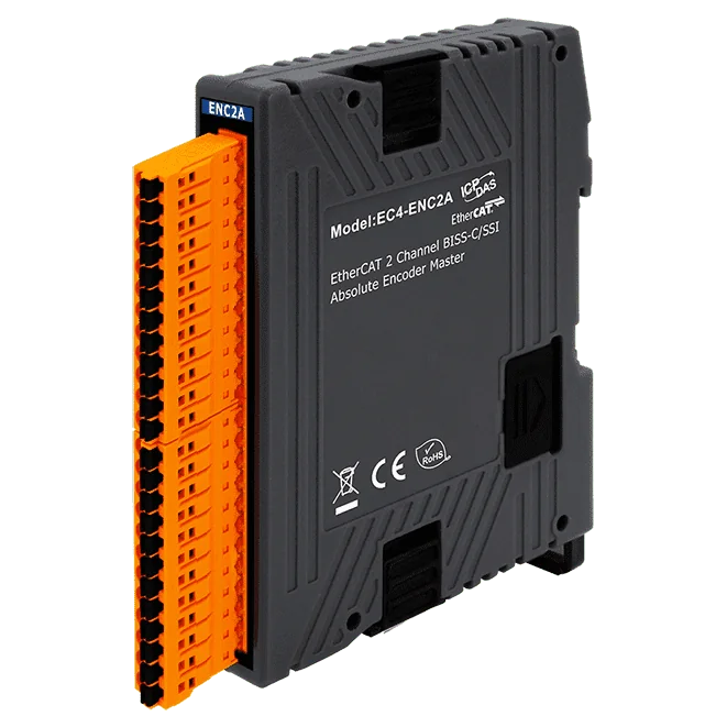 EC4-ENC2A EtherCAT Slim SubDevice, 2-ch BiSS-C/SSI Absolute Encoder Interface