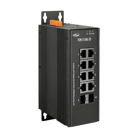 FSM-510G-2F L2 Plus Managed Switch, 8-port Gigabit + 2 SFP