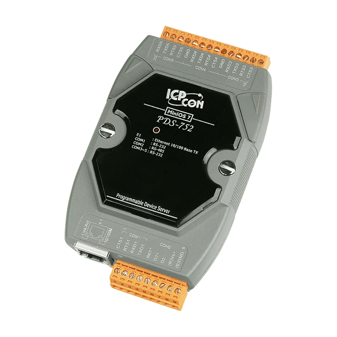 PDS-752 Programmable Serial-to-Ethernet Device Server, 4x RS-232/1x RS-485