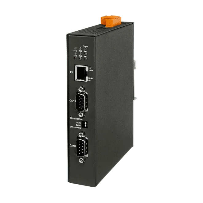 ECAN-240 Modbus TCP to 2-Port CAN Bus Gateway