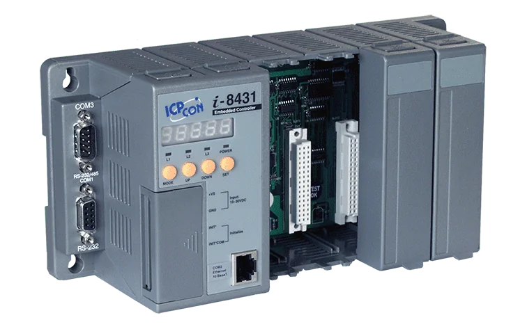 I-8431-G 4-Slot Ethernet Embedded Controller, 80188-40 CPU with MiniOS7
