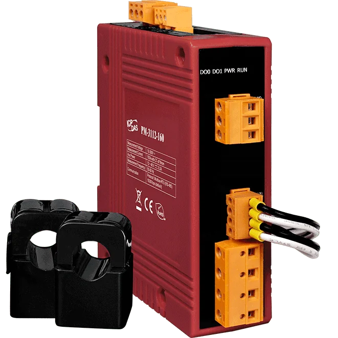 PM-3112-160 Single-Phase Power Meter, Modbus RTU, 100 A CT