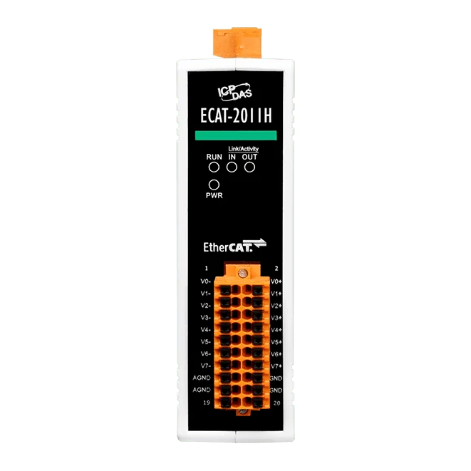 ECAT-2011H EtherCAT I/O Module, 12-bit 16-ch Analog Input