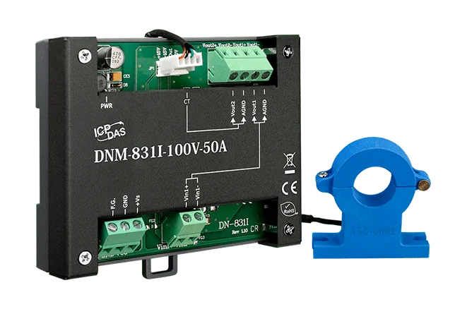 DNM-831I-100V-50A Voltage Attenuator and Current Transformer, ±100 V / ±50 A