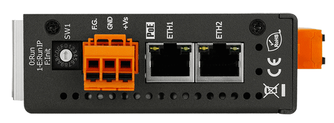 PET-2228P PoE Ethernet I/O Module, 8-ch 16-bit Analog Output