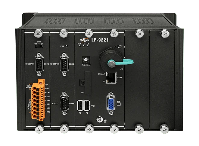 LP-9221 2-Slot Linux PAC, Cortex-A8 1 GHz, I-9K/I-97K Expansion