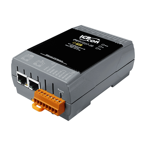 PET-7217-10 PoE Ethernet I/O Module, 10/20-ch Analog Input